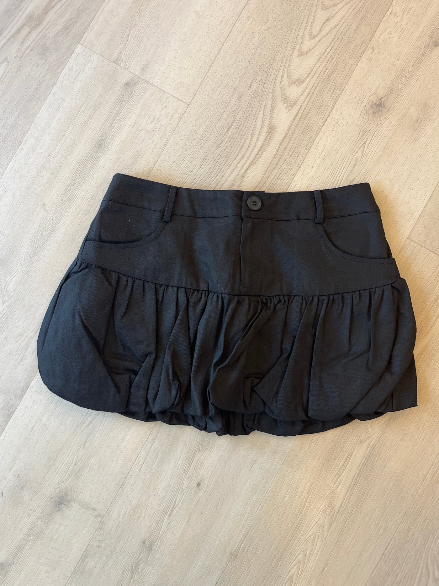 Regina Denim Bubble Mini Skirt