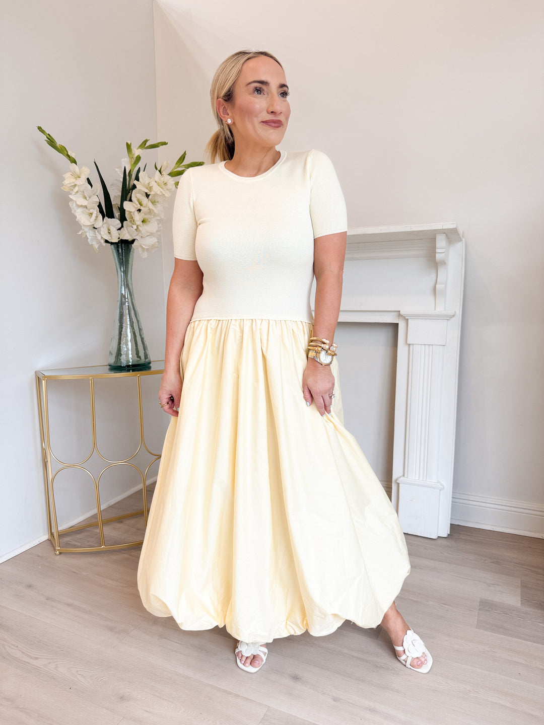 Bianca Drop Waist Midi Dress