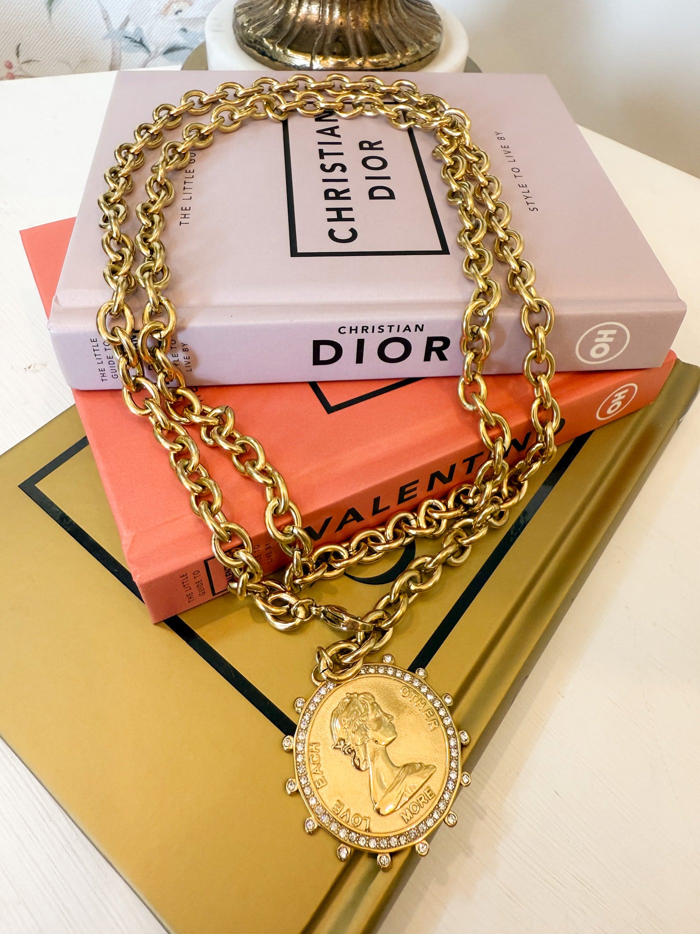 Long Coin Necklace