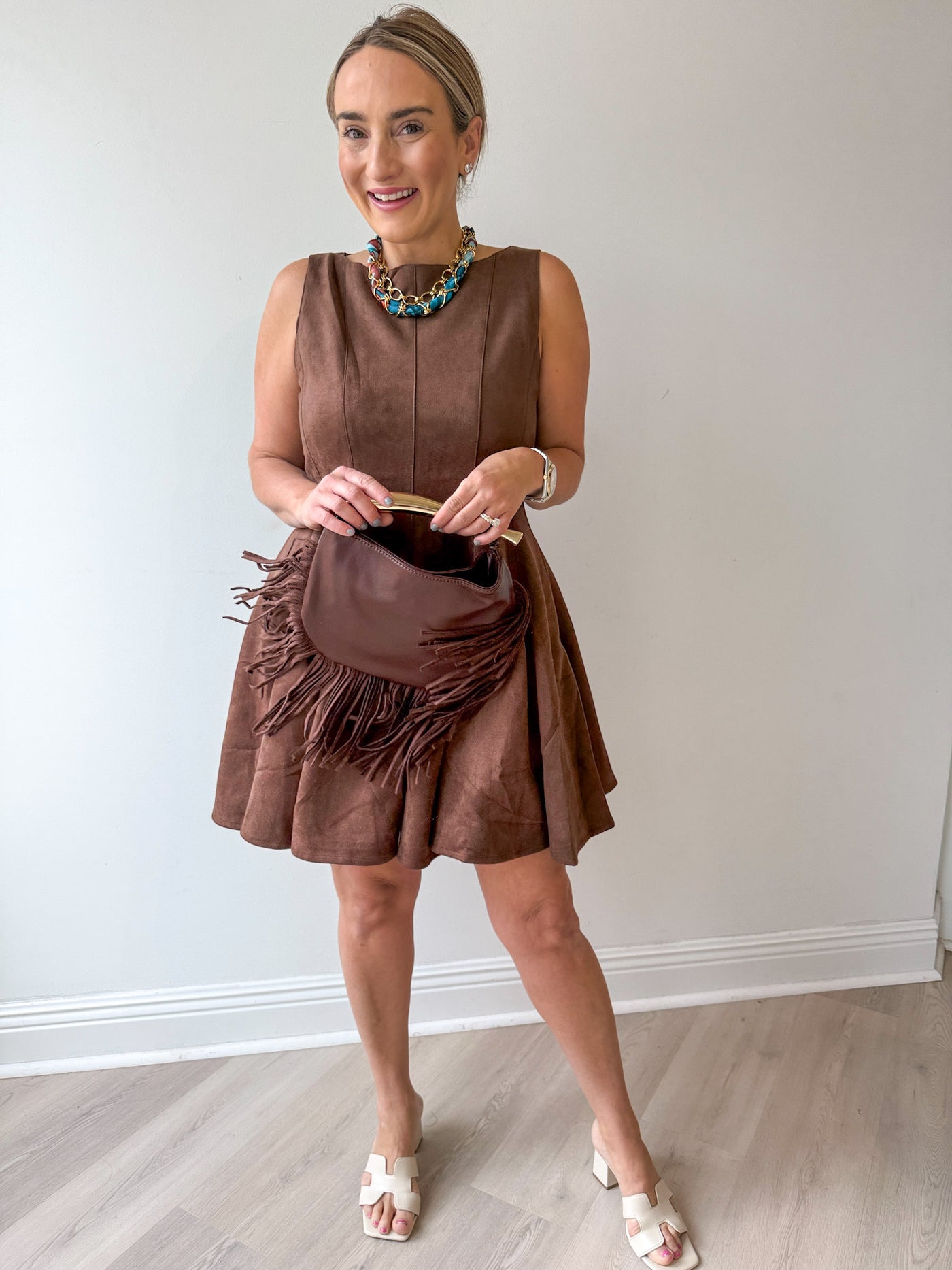 Far West Fit and Flare Dress