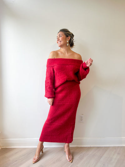 Layla Mohair Knit Skirt