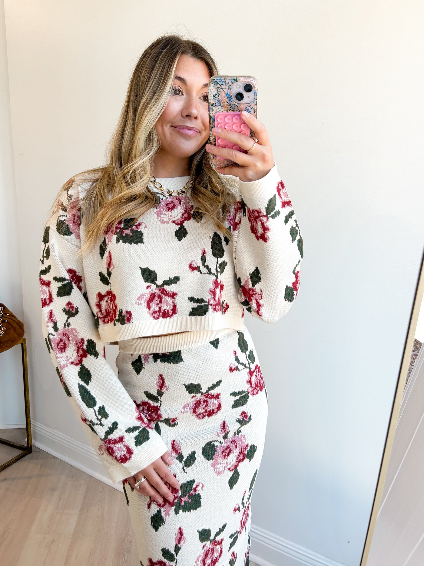 Calla Floral Jacquard Set