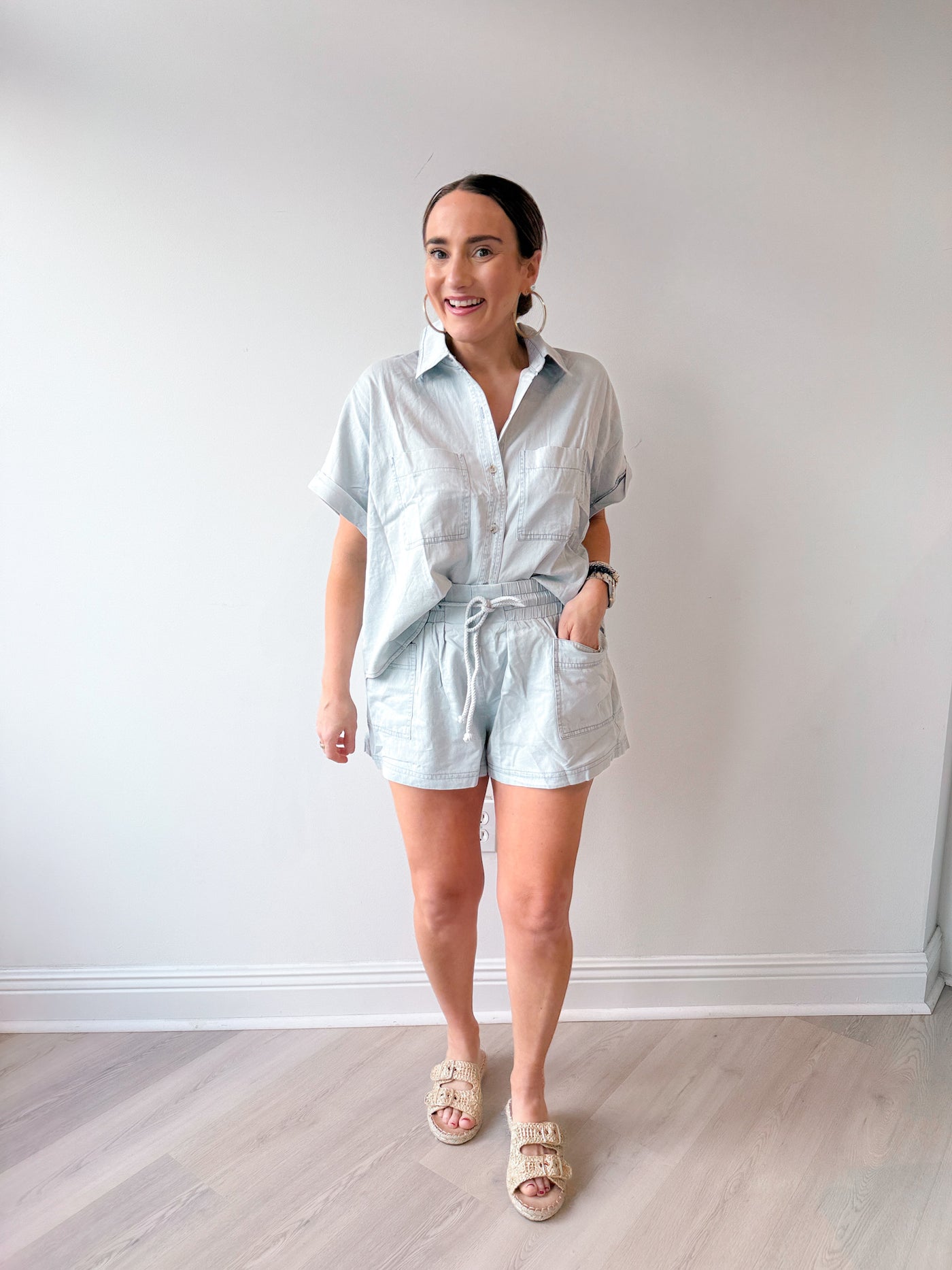 Polly Set chambray