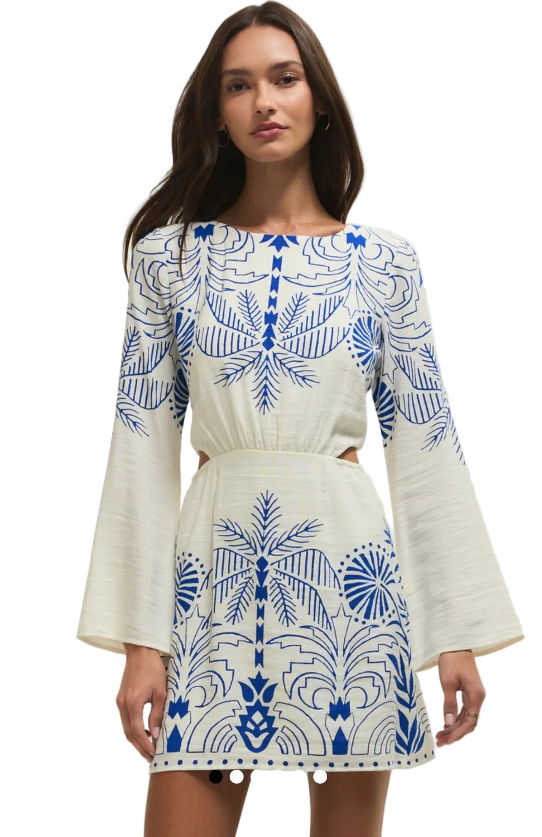 Tahina Palm Mini Dress