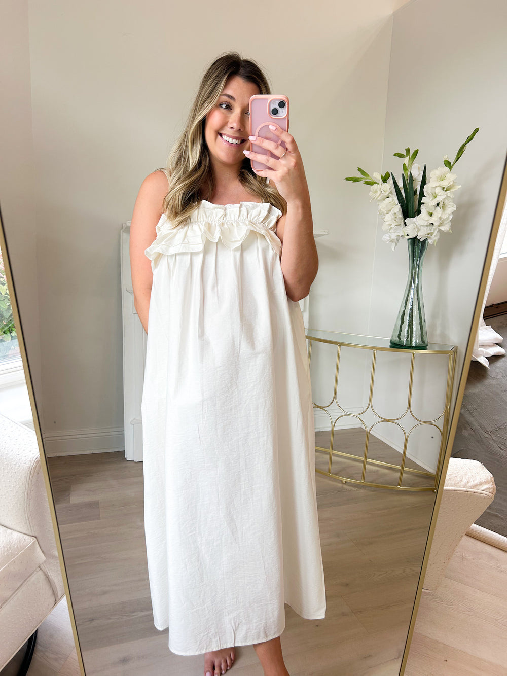 Addy Dress off white