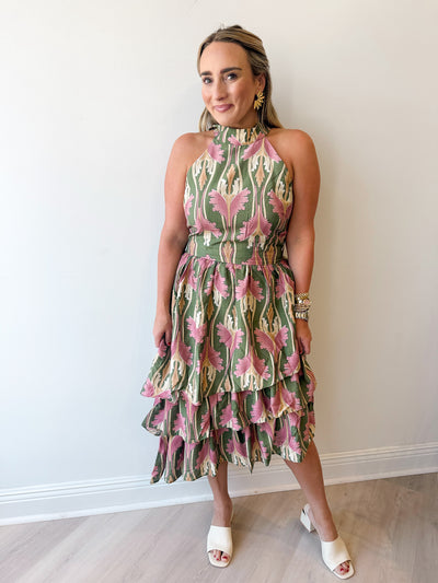 Elizabeth Tiered Midi Dress