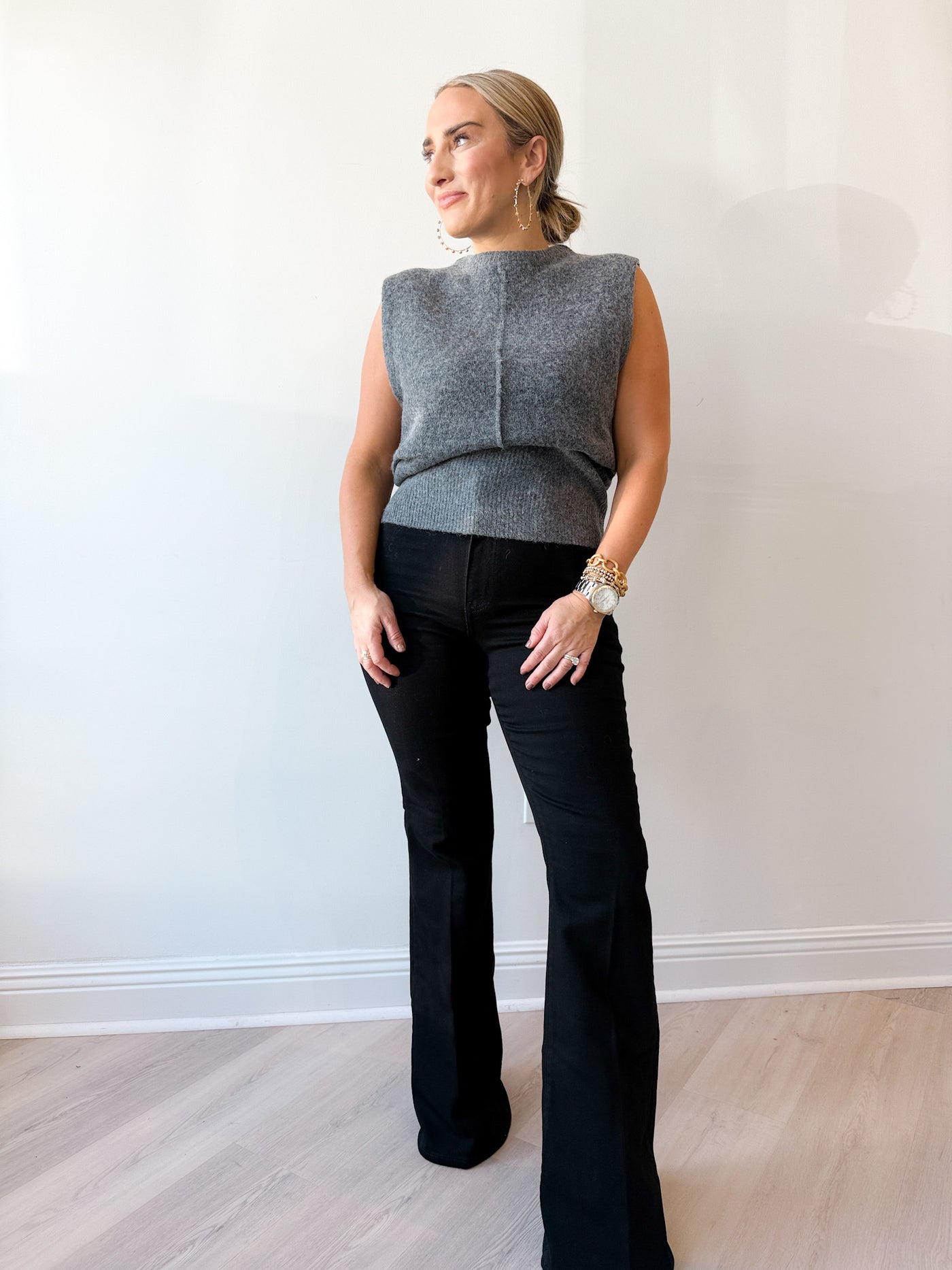 Melanie Sweater Vest charcoal