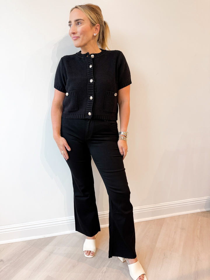 Kelsey Mid Rise Ankle Flare