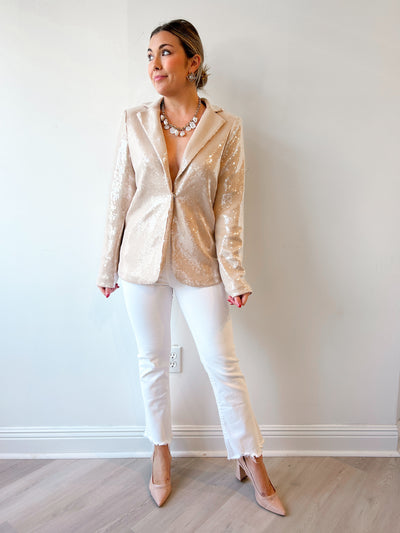 Francie Sequin Blazer