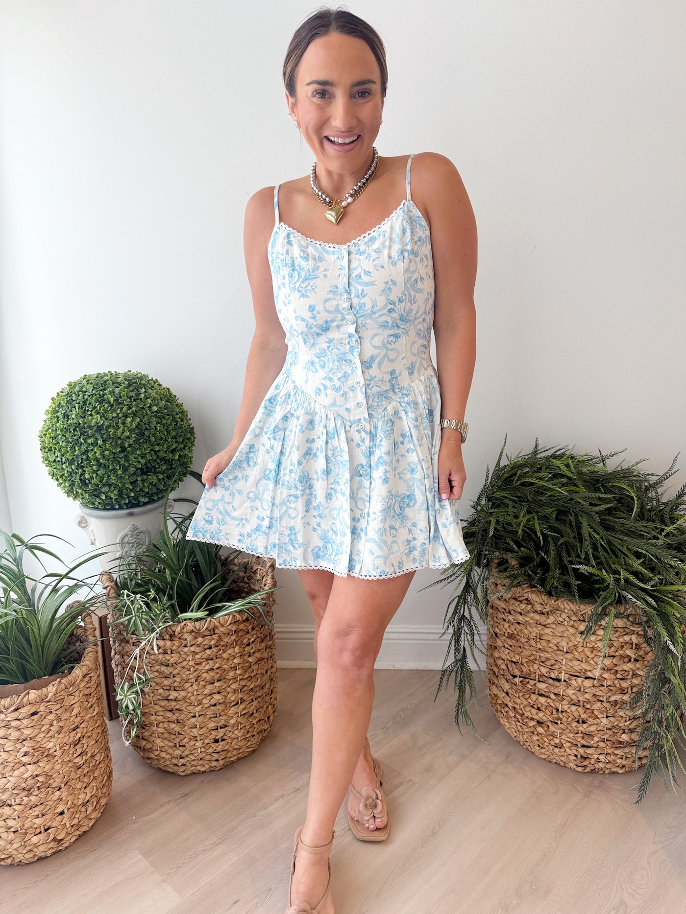 Fran Fit&Flare Mini Dress