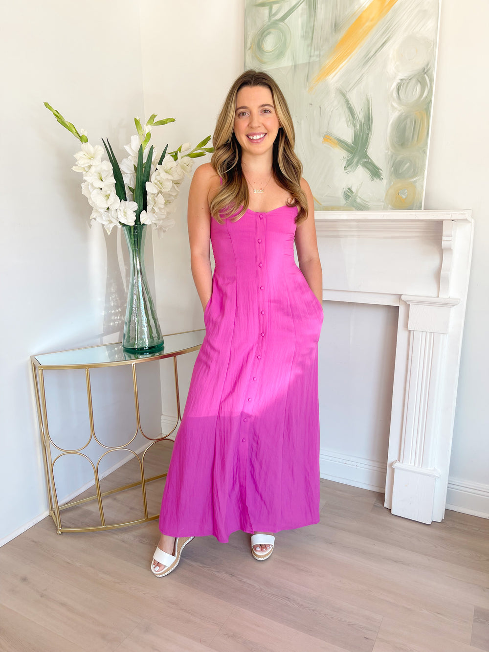 Angel Eyes Midi Dress