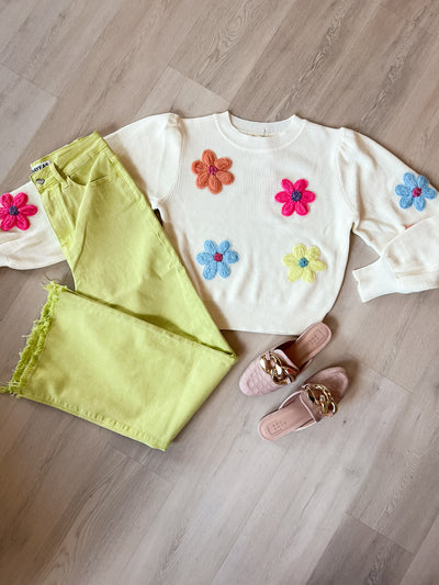 Flower Power Sweater