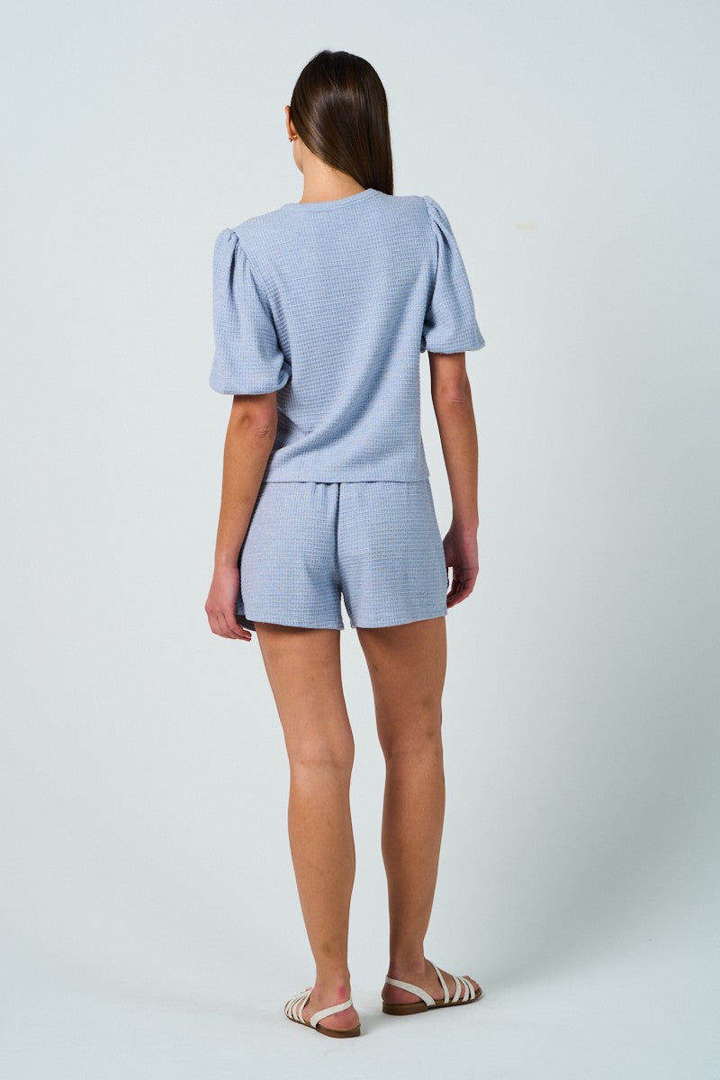 Waffle Knit Lounge Set