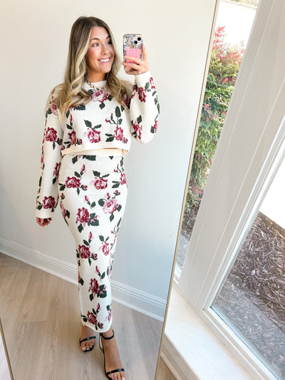 Calla Floral Jacquard Set
