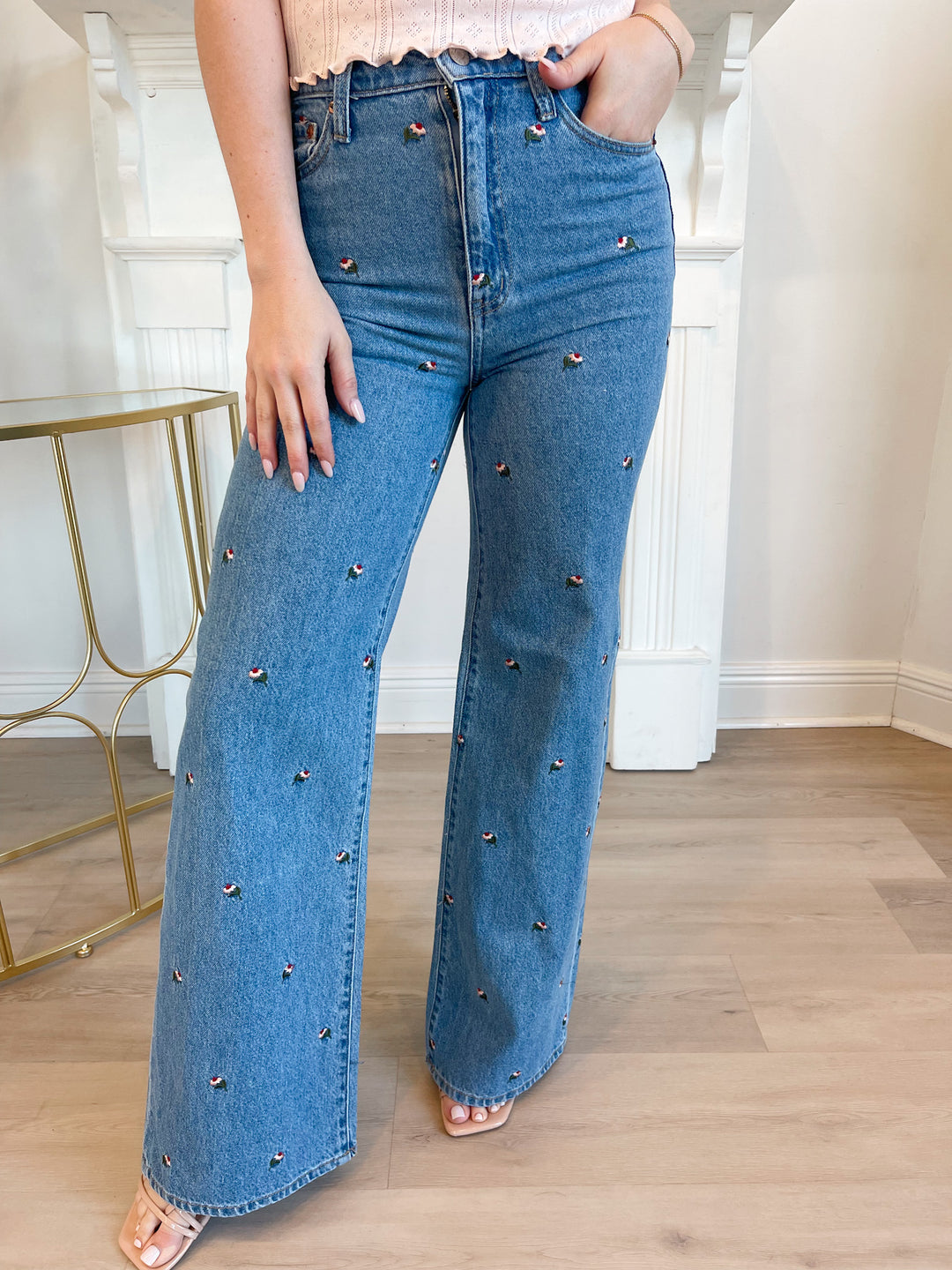 Far Out High Rise Wide Leg Fated