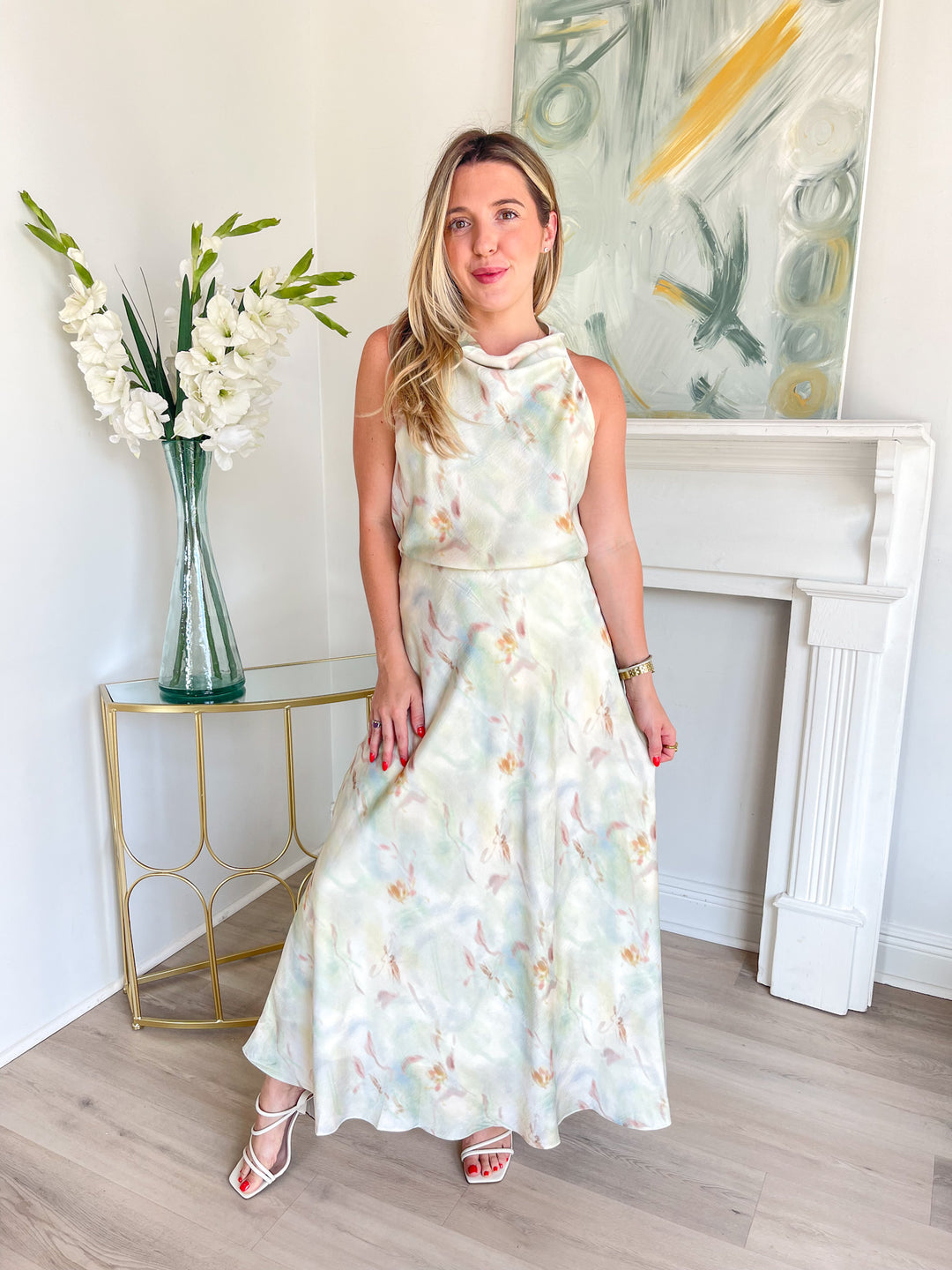 Barbara Satin Skirt