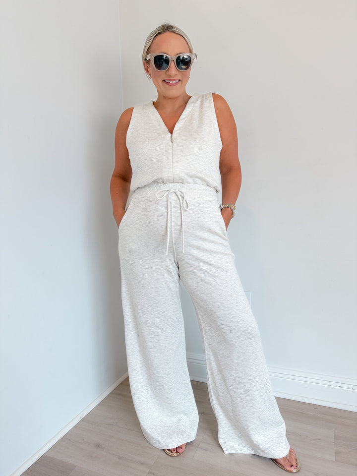 Brynn Jumpsuit Heather Grey