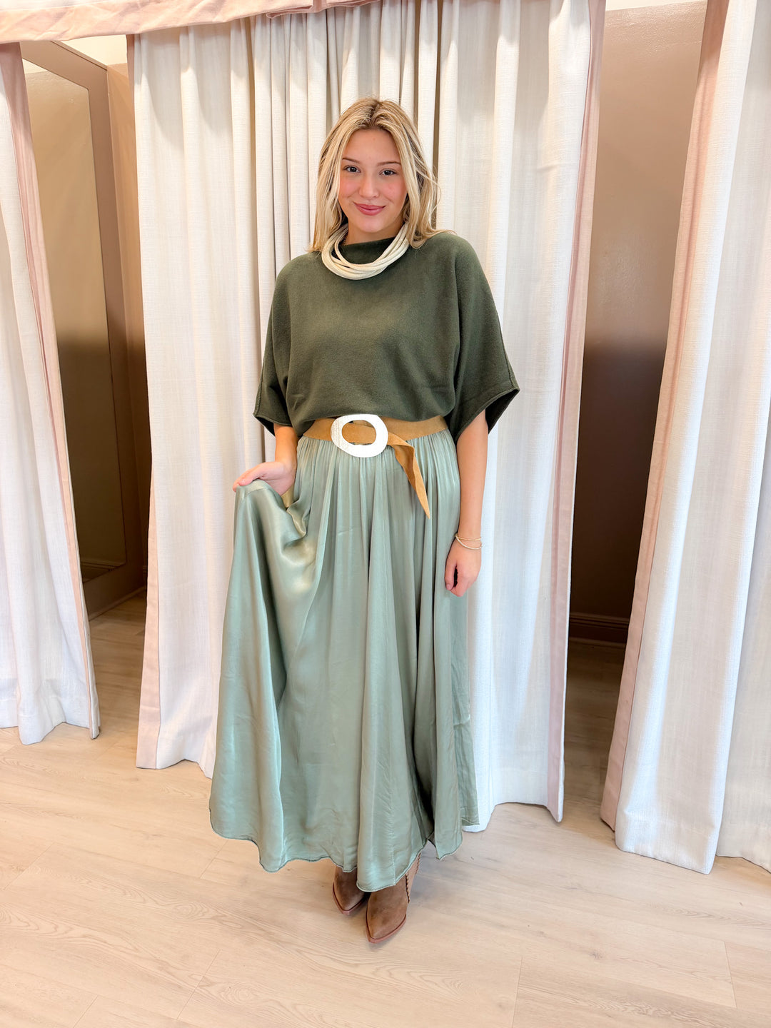 Silly Silk Maxi Skirt