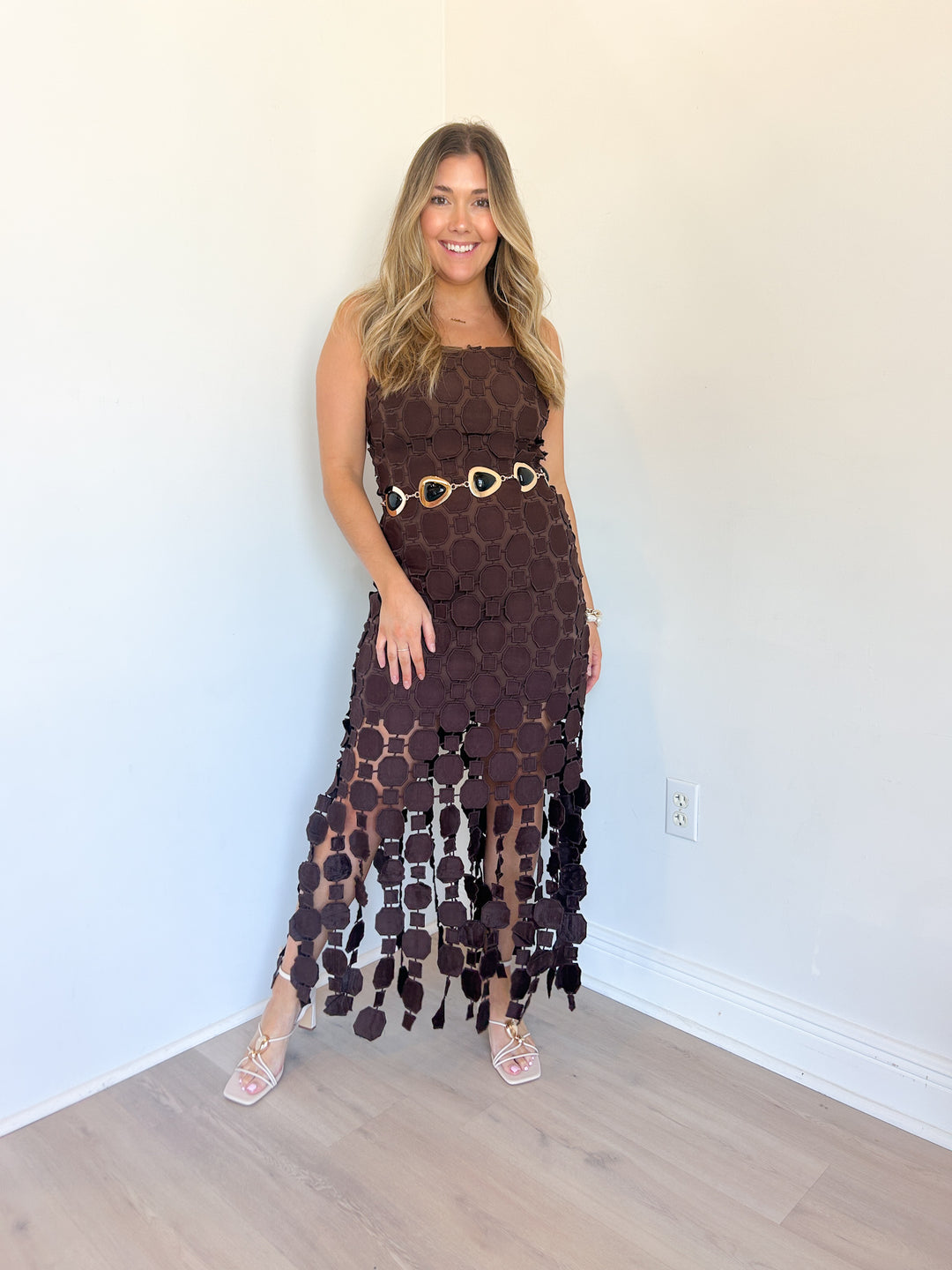 Dallas Fringe Midi Dress