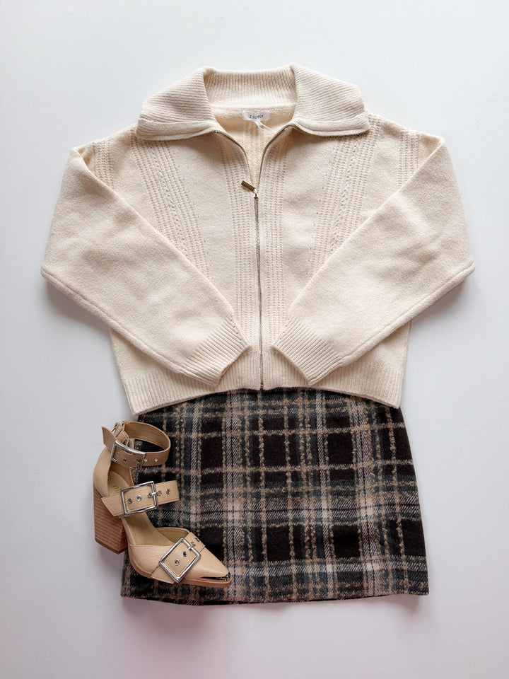 Elise Plaid Mini Skirt