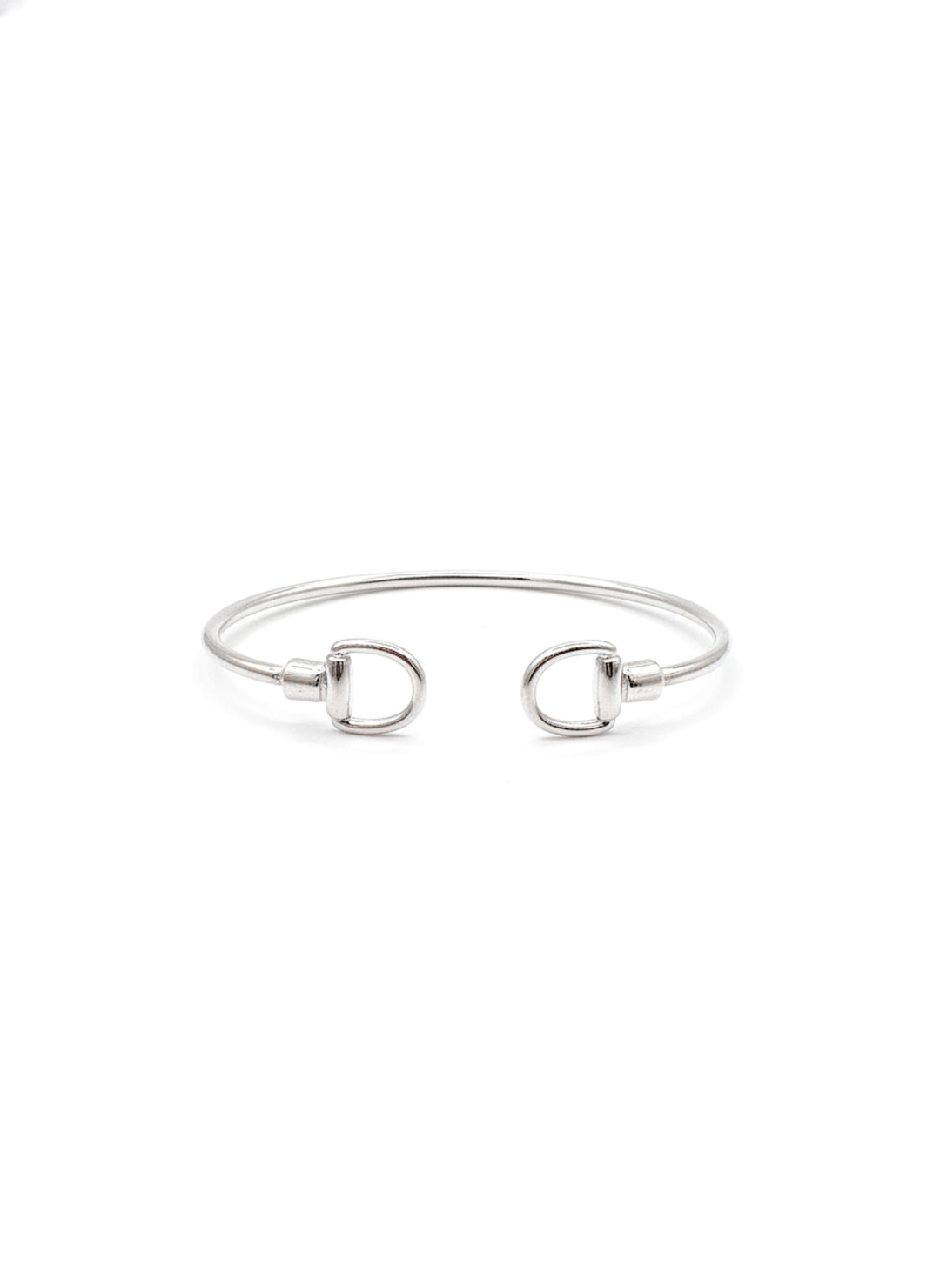 Horsebit Bangle Silver