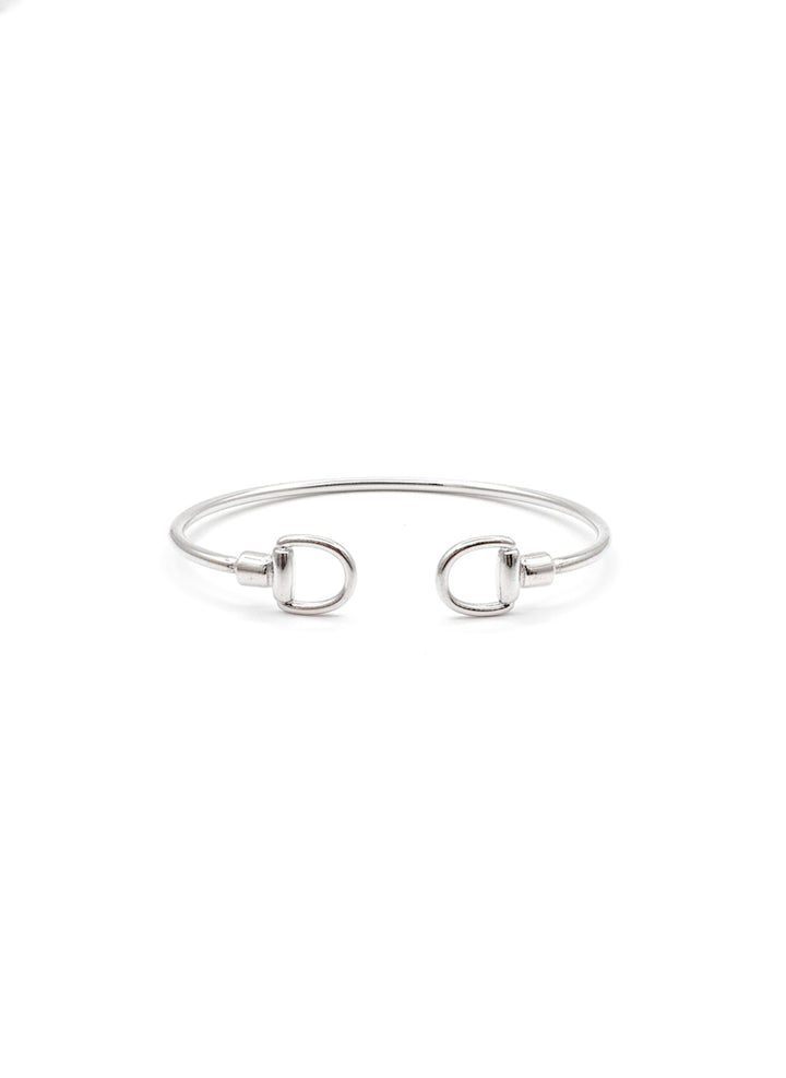 Horsebit Bangle Silver