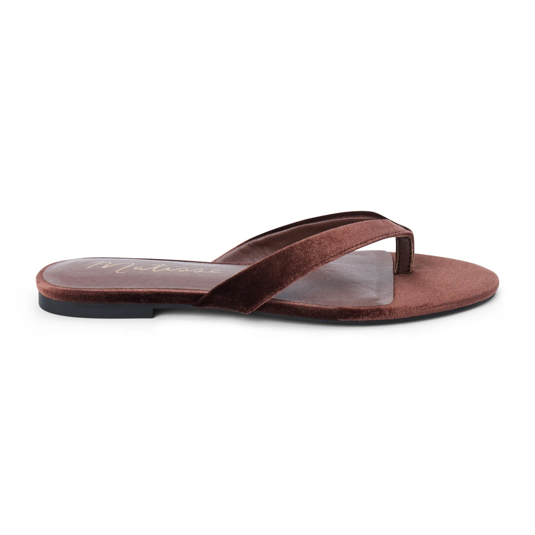 JACK VELVET FLIP FLOP