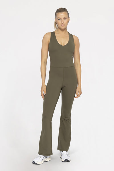 Knot Back Active Jumpsuit