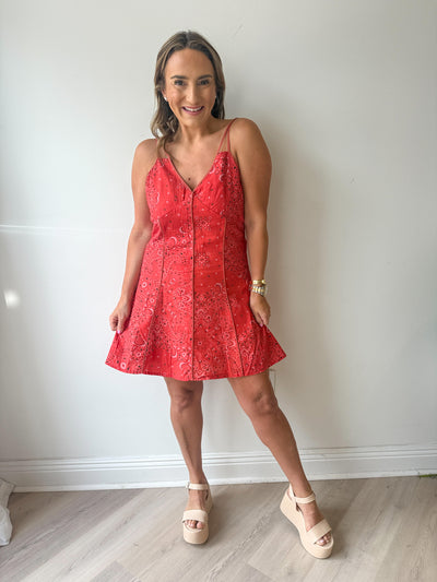 Bandana Mini Dress