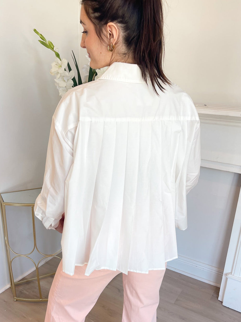 Emma Longsleeve Collared Top