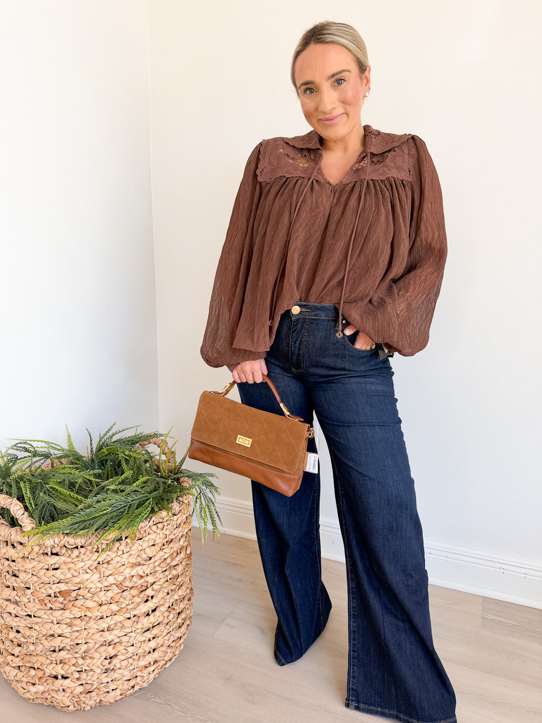 Maya High Rise Wide Leg Jeans