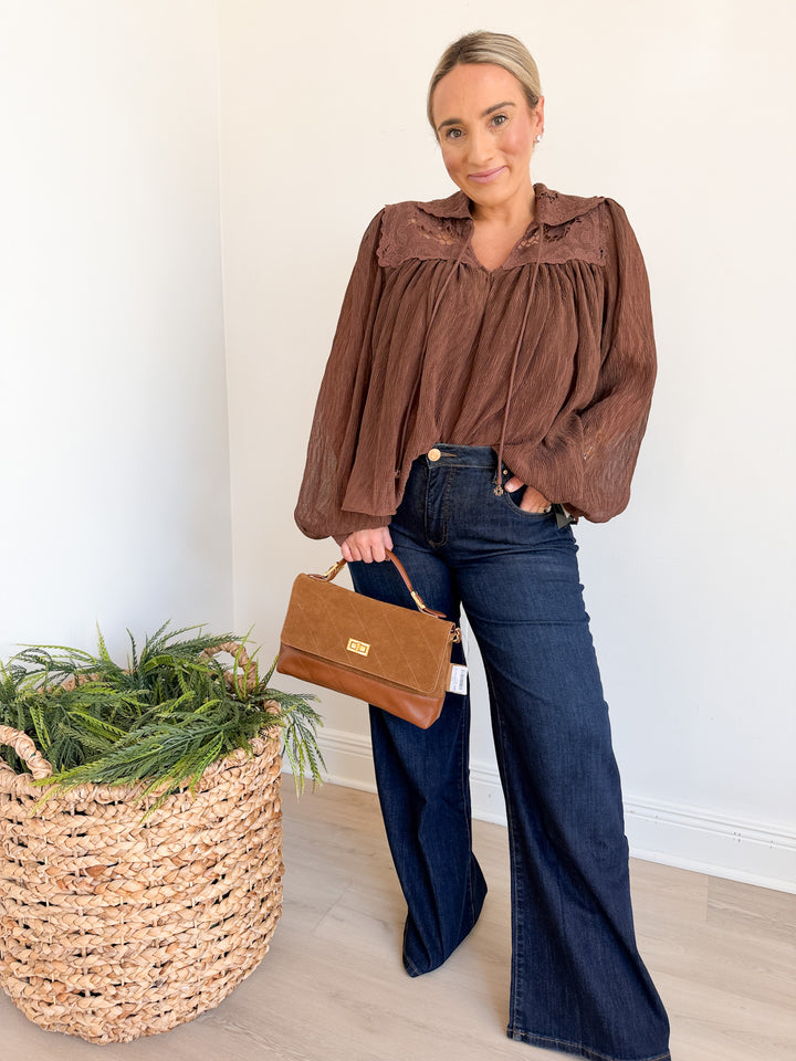 Maya High Rise Wide Leg Jeans