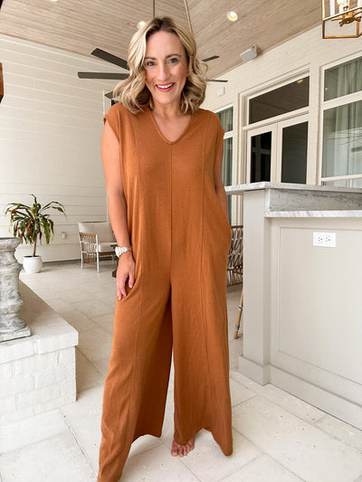Terry Cloth Jumpsuit