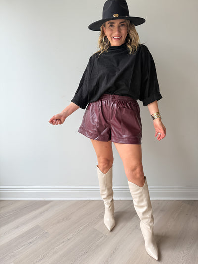 Salinna Mock Neck Top