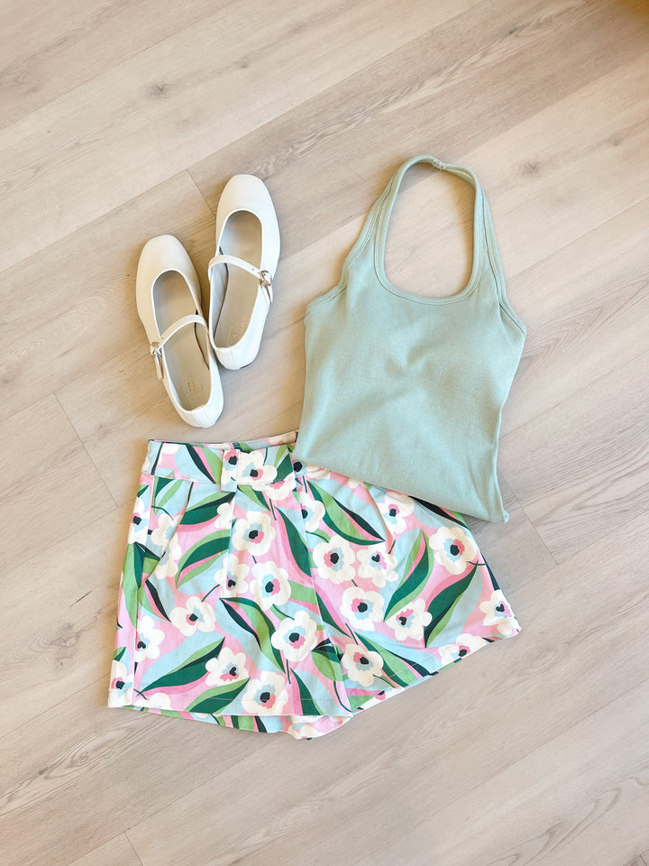 Hester Halter Top ivy green