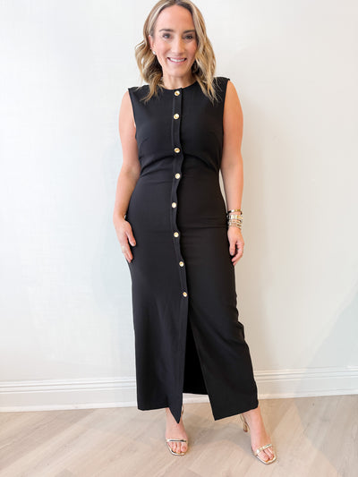 Carter Slv. Less Button Down Midi Dress