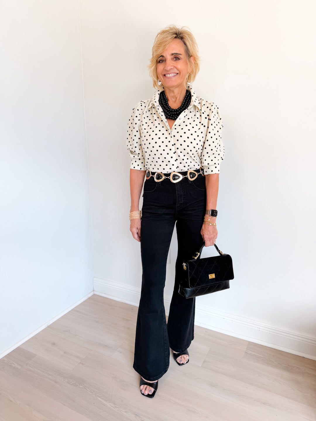 Cate Ruched Sleeve Top