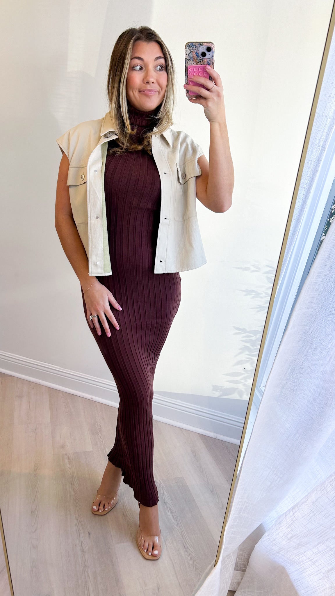 Ash Faux Leather Vest