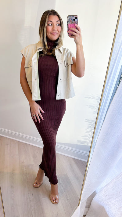 Ash Faux Leather Vest