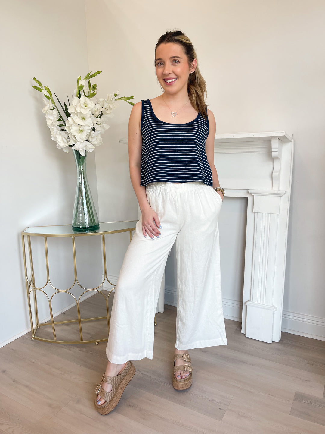 Yareli Striped Tank