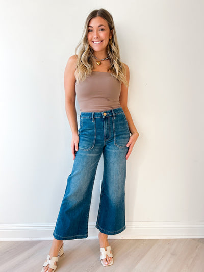 Meg High Rise Wide Leg Denim