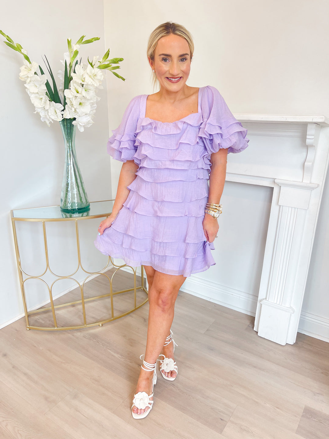 Lavender Mini Dress