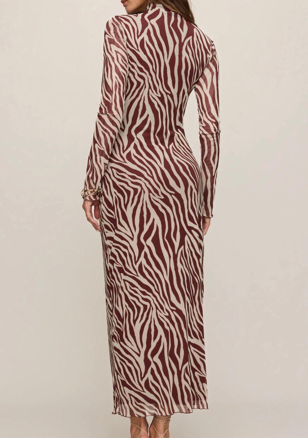 Sevilla Zebra Mesh Midi