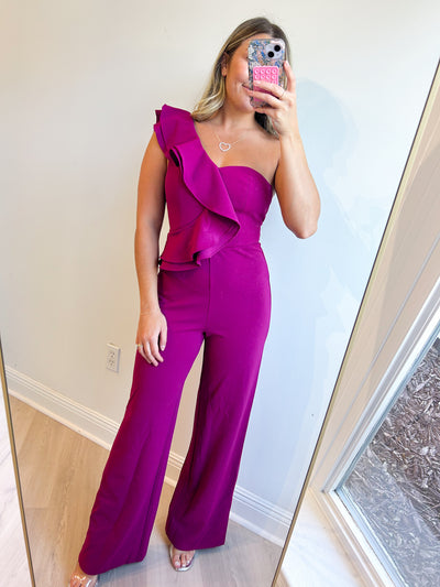 Daena One Shoulder Jumpsuit