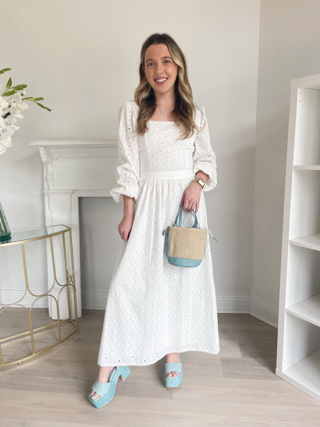 Bria Eyelet Skirt