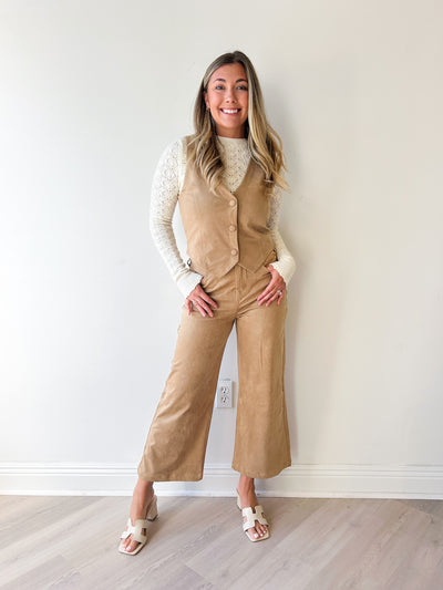 Audrey Cropped Wide Leg