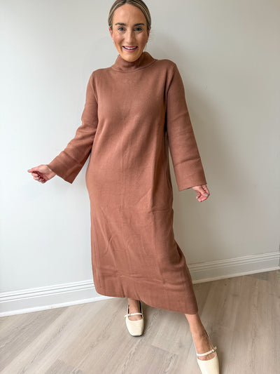 Shelly Relaxed Maxi Dress mocha
