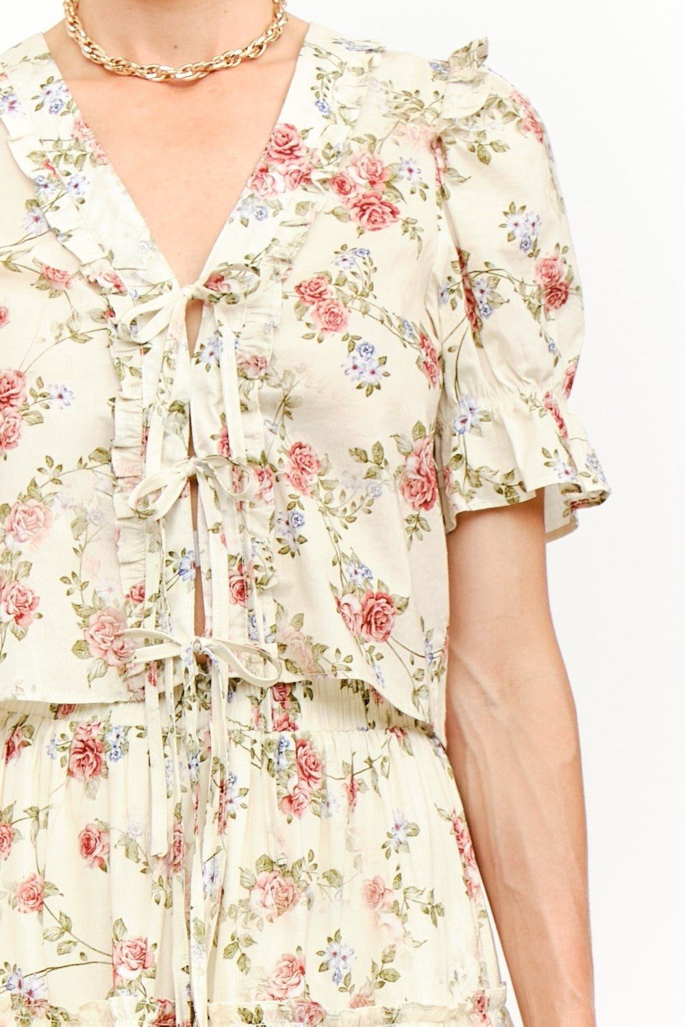 Brigitte Poplin Top