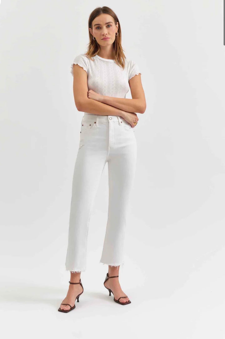 Shy Girl High Rise Crop Flare