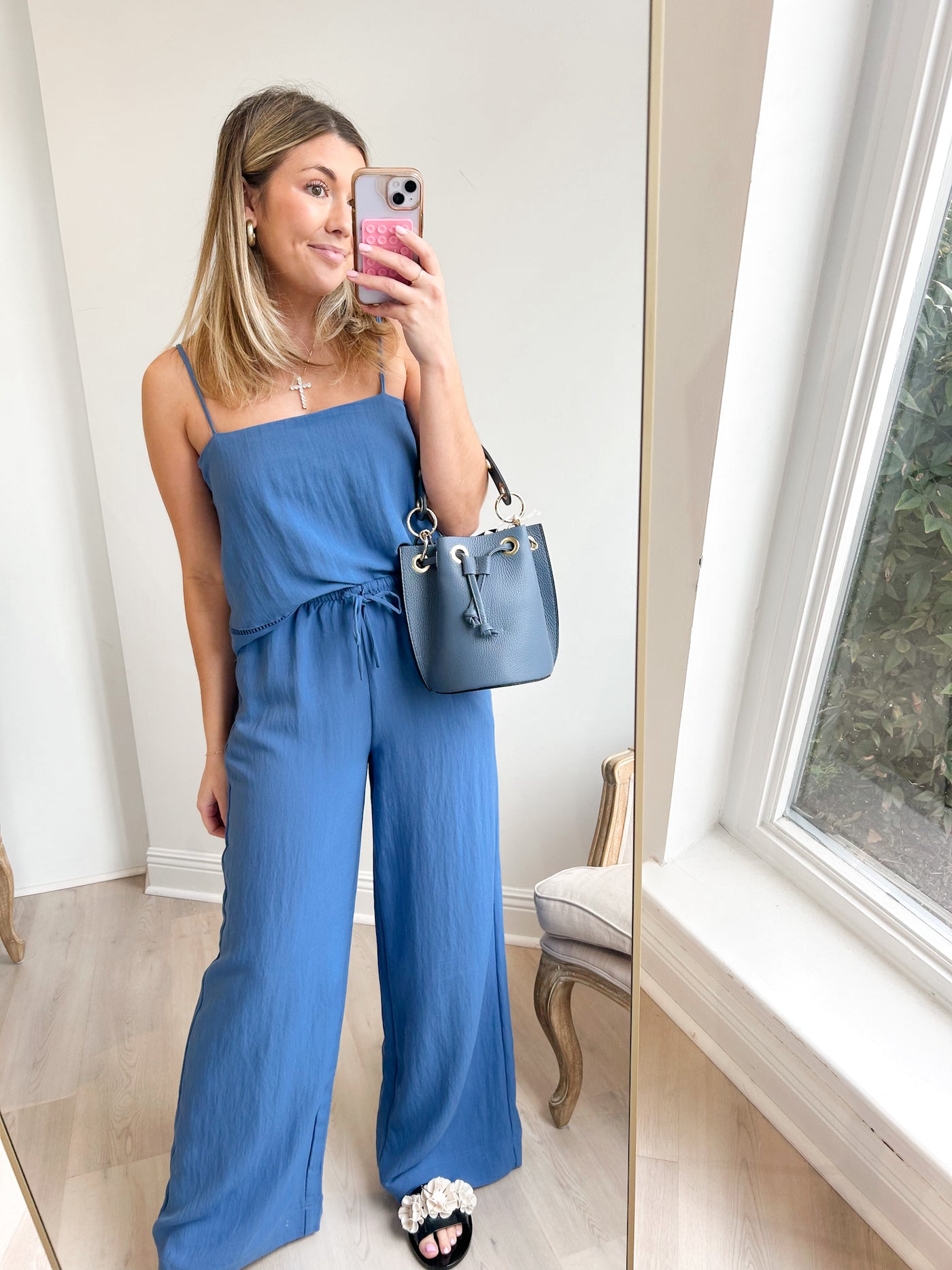 La luz Pants blue